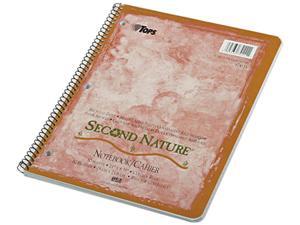 Tops 74111 Second Nature Subject Wirebound Notebook, College Rule, Ltr, WE, 80 Sheets Tops 74111 Second Nature Subject Wirebound Notebook, College Rule, Ltr, WE, 80 Sheets