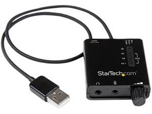 StarTech.com USB Stereo Audio Adapter External Sound Card with SPDIF Digital Audio StarTech.com USB Stereo Audio Adapter External Sound Card with SPDIF Digital Audio