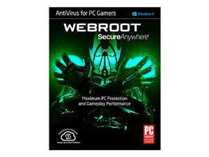 Webroot SecureAnywhere AntiVirus + Optimizer for PC Gamers 1 Device 1 Year - Download