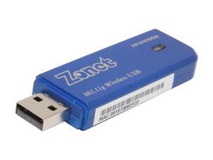 Zonet ZEW2502 USB 2.0 802.11g 54Mbps Wireless Adapter