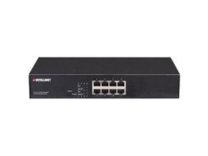 Intellinet Network Solutions 8-Port PoE Web-Managed Desktop Gigabit Switch Intellinet Network Solutions 8-Port PoE Web-Managed Desktop Gigabit Switch