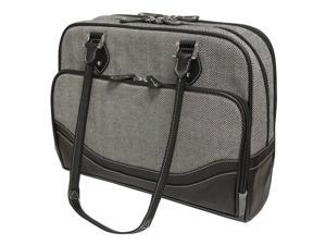 Mobile Edge Black/White Women Herringbone Ultrabook Tote Model MEWHCS Mobile Edge Black/White Women Herringbone Ultrabook Tote Model MEWHCS