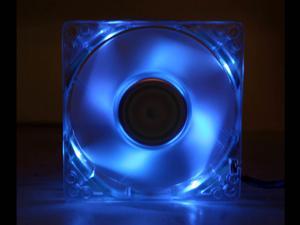 MASSCOOL BLD-08025S1M 80mm Blue LED Case Cooling Fan MASSCOOL BLD-08025S1M 80mm Blue LED Case Cooling Fan