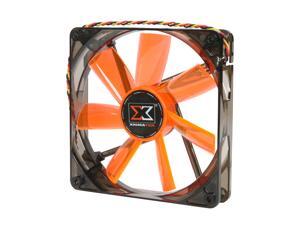 XIGMATEK FCB (Fluid Circulative Bearing) Cooling System XLF XLF-F1453 140mm LED Orange Case Fan PSU Molex Adapter/extender included XIGMATEK FCB (Fluid Circulative Bearing) Cooling System XLF XLF-F1453 140mm LED Orange Case Fan PSU Molex Adapter/extender included
