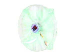 XIGMATEK LED Fan Crystal series CLF-F2003 Green LED Case Fan Molex Adapter/extender included