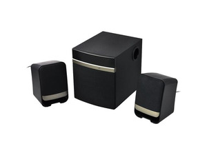 Gear Head SP3250USB 2.1 Speaker System - 14 W RMS - Gold, Black