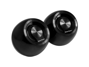 Gear Head SP2000UBLK 2.0 Speaker System - 3 W RMS - Black
