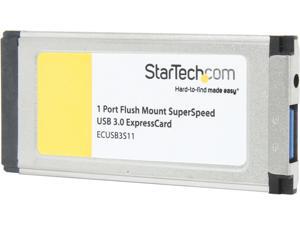 StarTech.com 1 Port Flush Mount ExpressCard SuperSpeed USB 3.0 Card Adapter StarTech.com 1 Port Flush Mount ExpressCard SuperSpeed USB 3.0 Card Adapter
