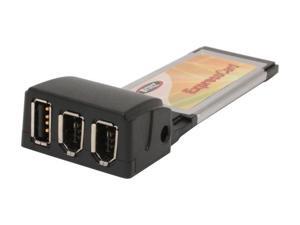 BYTECC BT- ECU2FW 1394A 2 Ports + USB2.0 1 Port Express Card BYTECC BT- ECU2FW 1394A 2 Ports + USB2.0 1 Port Express Card