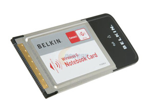 BELKIN F5D7010ttSN-W Wireless Notebook Adapter