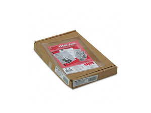Oxford Utili-Jacs Heavy-Duty Clear Vinyl Envelopes, 6 x 9, 50/Box