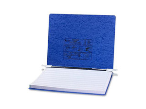 ACCO Pressboard Hanging Data Binder, 14-7/8 x 11 Unburst Sheets, Dark Blue