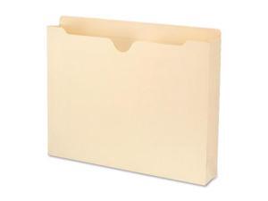 Smead Double-Ply Top File Jackets, Two Inch Expansion, Letter, 11 Point Manila, 50/Box
