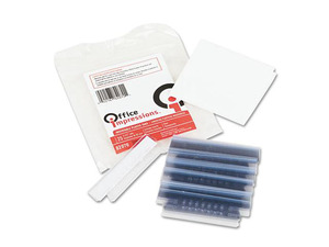 Office Impressions Hanging File Folder Plastic Index Tabs, Clear, 1/3 Cut, 25/Pack