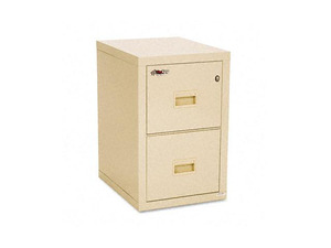 FireKing 2R1822CPA Turtle 2-Drawer File, 17-3/4w x 22-1/8d, UL Listed 350° for Fire, Parchment