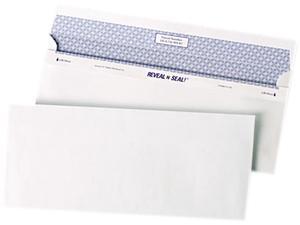 Quality Park 67218 Reveal-N-Seal Business Envelope, Contemporary, #10, White, 500/Box Quality Park 67218 Reveal-N-Seal Business Envelope, Contemporary, #10, White, 500/Box