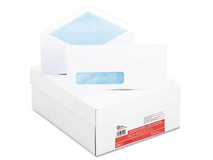 Office Impressions Security Tint Window Envelopes, #10, White, 500/Box