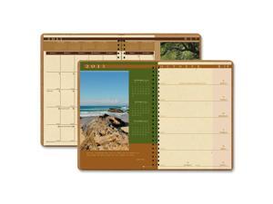 House of Doolittle 528 Landscapes Weekly/Monthly Planner, 8-1/2 x 11, Brown House of Doolittle 528 Landscapes Weekly/Monthly Planner, 8-1/2 x 11, Brown