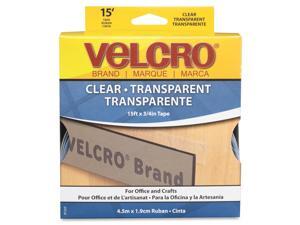 Velcro 91325 Sticky-Back Hook and Loop Fastener Roll, 15 Inches, Clear Velcro 91325 Sticky-Back Hook and Loop Fastener Roll, 15 Inches, Clear
