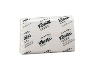 KLEENEX C-Fold Paper Towels, 10 1/8 x 13 3/20, White, 150/Pack, 16/Carton