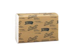 SCOTT C-Fold Paper Towels, 10 1/8 x 13 3/20, White, 200/Pack, 12/Carton