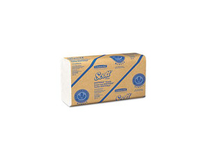 SCOTT SCOTTFOLD Towels, 9 2/5 x 12 2/5, White, 175 Towels/Pack, 25/Carton