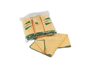 KIMBERLY-CLARK PROFESSIONAL* WYPALL Cloths w/Microban, Microfiber, 15 3/4 x 15 3/4, Yellow, 6/Pack