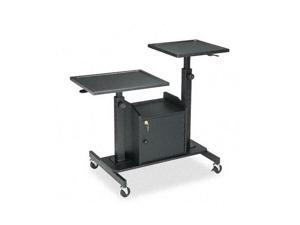BALT Pro-View Projection Stand w/2 Platforms, 3-Shelf, 33w x 24d x 44-1/2h, Black