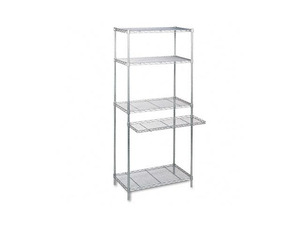 Safco Wire LAN Management System, 30 x 29 x 73, Metallic Gray