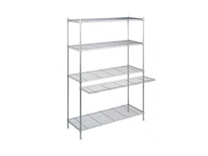 Safco Wire LAN Management System, 48 x 29 x 73, Metallic Gray