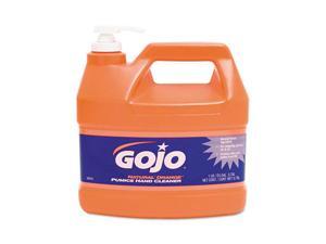 GOJO Natural Orange Pumice Hand Cleaner, Orange Citrus, 1 gal Pump, 4/Carton
