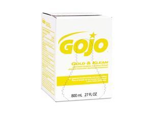 GOJO Enriched Lotion Soap Bag-in-Box Dispen. Refill, Lightly Scented,800ml, 12/Carton