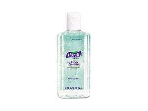 PURELL Instant Hand Sanitizer w/Aloe, 4-oz. Flip-Cap Bottle, 24/Carton