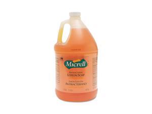 GOJO MICRELL Antibacterial Lotion Soap, Unscented Liquid, 1 gal Bottle, 4/Carton