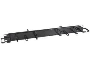 StarTech.com 1U 19" Horizontal Cable Management Panel - Combination Horizontal Finger Ducts and Vertical/ Horizontal D-Ring Hooks StarTech.com 1U 19" Horizontal Cable Management Panel - Combination Horizontal Finger Ducts and Vertical/ Horizontal D-Ring Hooks