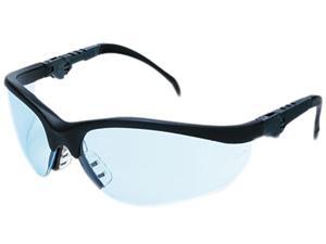 Crews KD313 Klondike Plus Safety Glasses, Black Frame, Light Blue Lens Crews KD313 Klondike Plus Safety Glasses, Black Frame, Light Blue Lens