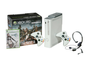 Microsoft Final Fantasy XIII Special Edition Xbox 360 Bundle 250 GB Hard Drive White