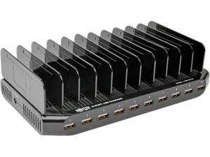 Tripp Lite U280-010-ST Black 10-Port USB Charger with Built-In Storage Tripp Lite U280-010-ST Black 10-Port USB Charger with Built-In Storage