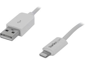 StarTech USBLT30CMW White Apple 8-pin Lightning Connector to USB Cable StarTech USBLT30CMW White Apple 8-pin Lightning Connector to USB Cable