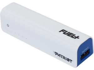 Patriot Fuel+ 3000mAh Power Bank Rechargeable Battery For Smart Phone With 2-Year Warranty In White- PCPB30001 Patriot Fuel+ 3000mAh Power Bank Rechargeable Battery For Smart Phone With 2-Year Warranty In White- PCPB30001