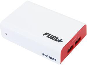 Patriot Fuel+ 9000mAh Power Bank Rechargeable Battery (Max. 3.5A Output) For Smart Phone & Tablet With 2-Year Warranty In White- PCPB90002 Patriot Fuel+ 9000mAh Power Bank Rechargeable Battery (Max. 3.5A Output) For Smart Phone & Tablet With 2-Year Warranty In White- PCPB90002