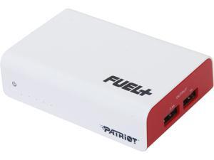 Patriot Fuel+ 7800mAh Power Bank Rechargeable Battery (Max. 3.5A Output) For Smart Phone & Tablet With 2-Year Warranty In White- PCPB78002 Patriot Fuel+ 7800mAh Power Bank Rechargeable Battery (Max. 3.5A Output) For Smart Phone & Tablet With 2-Year Warranty In White- PCPB78002