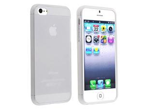 Insten Frost White Soft TPU Case + Black Stylus Compatible With Apple iPhone 5 5G Gen Insten Frost White Soft TPU Case + Black Stylus Compatible With Apple iPhone 5 5G Gen