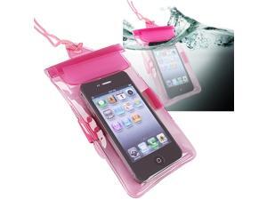 Insten Hot Pink Waterproof Bag w/Armband Case + Car Charger Compatible With iPhone 5 / 5s / 5c 4s 3GS 908886 Insten Hot Pink Waterproof Bag w/Armband Case + Car Charger Compatible With iPhone 5 / 5s / 5c 4s 3GS 908886