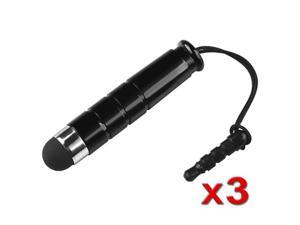 Insten 3-Pack Black Mini Pen Stylus For iPhone 5 / 5s / 5c / 4 / 4s / 3GS 907026 Insten 3-Pack Black Mini Pen Stylus For iPhone 5 / 5s / 5c / 4 / 4s / 3GS 907026