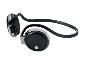 Motorola Behind-the-Neck Bluetooth Stereo Headset Black with On Ear Music Controls (S305)