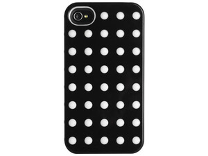 Kensington Black w/White Dots Combination Case for iPhone 4 & 4S K39391US