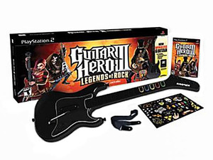Guitar Hero III Legends of Rock w/Guitar Playstation 2 Game Activision