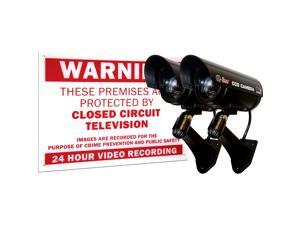 Q-See 2 pack Bullet Decoy Cameras and Warning Sign (QSSIGD2) Q-See 2 pack Bullet Decoy Cameras and Warning Sign (QSSIGD2)