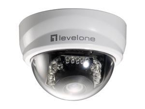 LevelOne H.264 2-Mega Pixel FCS-3101 10/100 Mbps PoE Mini Dome Network Camera w/IR LevelOne H.264 2-Mega Pixel FCS-3101 10/100 Mbps PoE Mini Dome Network Camera w/IR